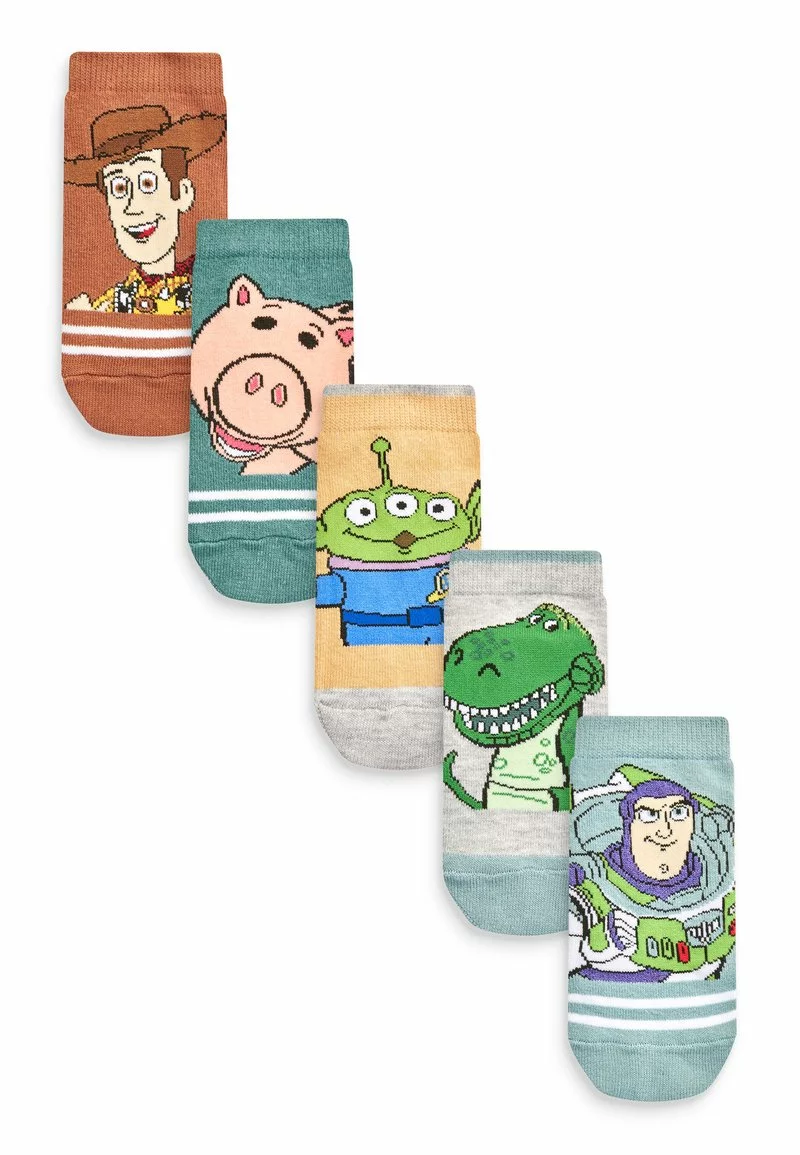 Next 5 PACK RICH - Socken - Toy Story Grey Teal Green Blush Pink | Kinder 1 Next 5 PACK RICH - Socken - Toy Story Grey Teal Green Blush Pink | Kinder