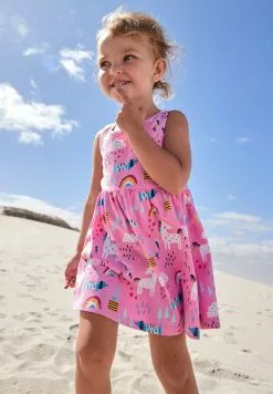 Next Kinder Jerseykleid - Pink