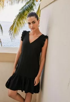 Next Damen MIX - Freizeitkleid - Black