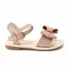 Next Kinder BOW OCCASION - Riemensandalette - Rose Gold Pink Glitter