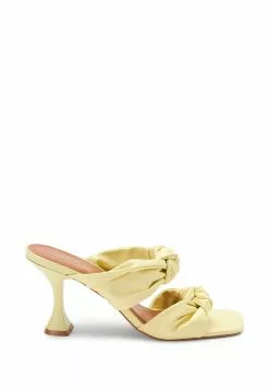 Next Damen Pantolette Hoch - Yellow