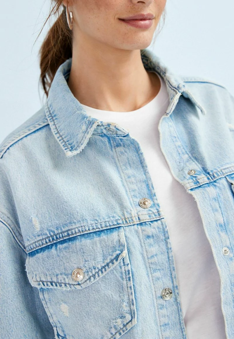 Next OVERSIZED - Jeansjacke - Denim | Damen 3 Next OVERSIZED - Jeansjacke - Denim | Damen – Bild 3