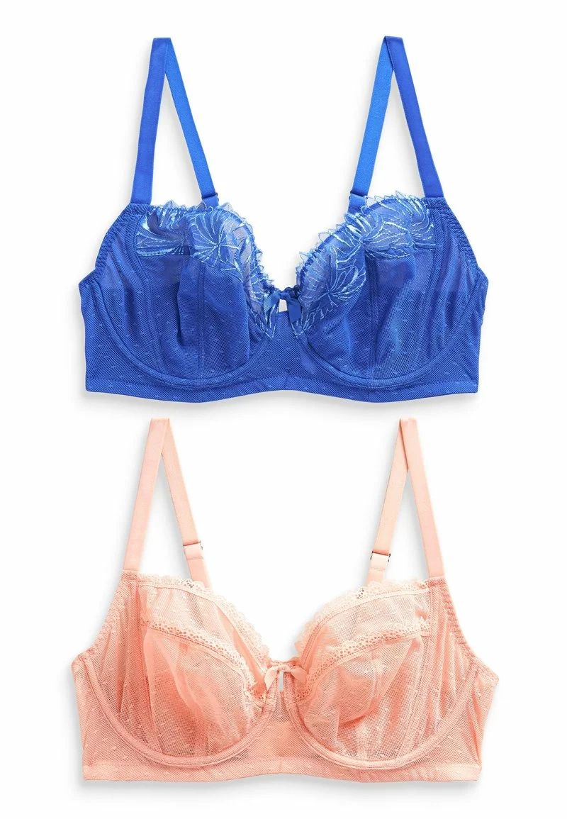 Next Damen UNWATTIERTE - Balconette BH - Blue 1 Next Damen UNWATTIERTE - Balconette BH - Blue