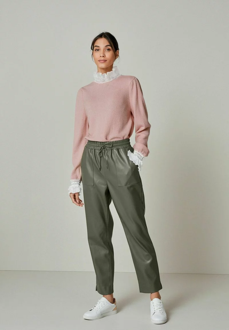 Next Damen Stoffhose - Green 1 Next Damen Stoffhose - Green