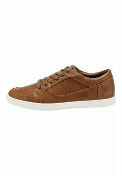 Next Herren TAN PERFORATED TRAINERS - Sneaker Low - Brown
