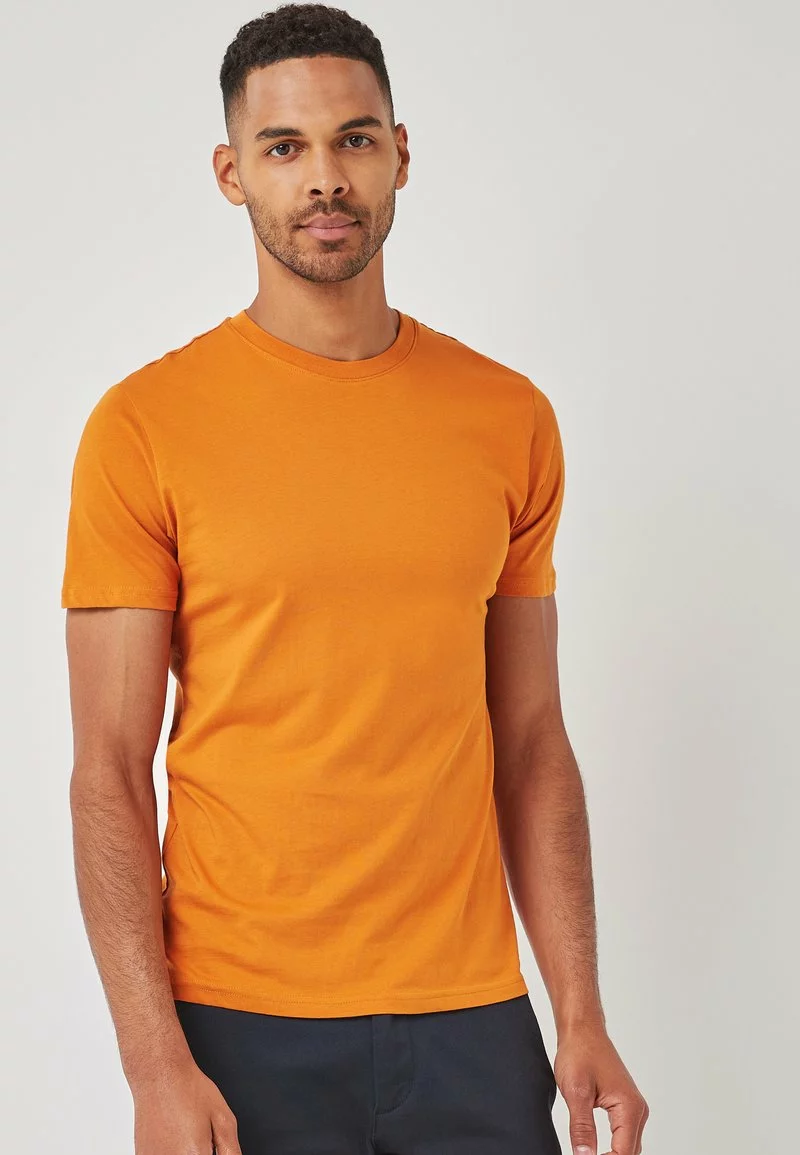 Next Herren T-Shirt Basic - Orange 1 Next Herren T-Shirt Basic - Orange