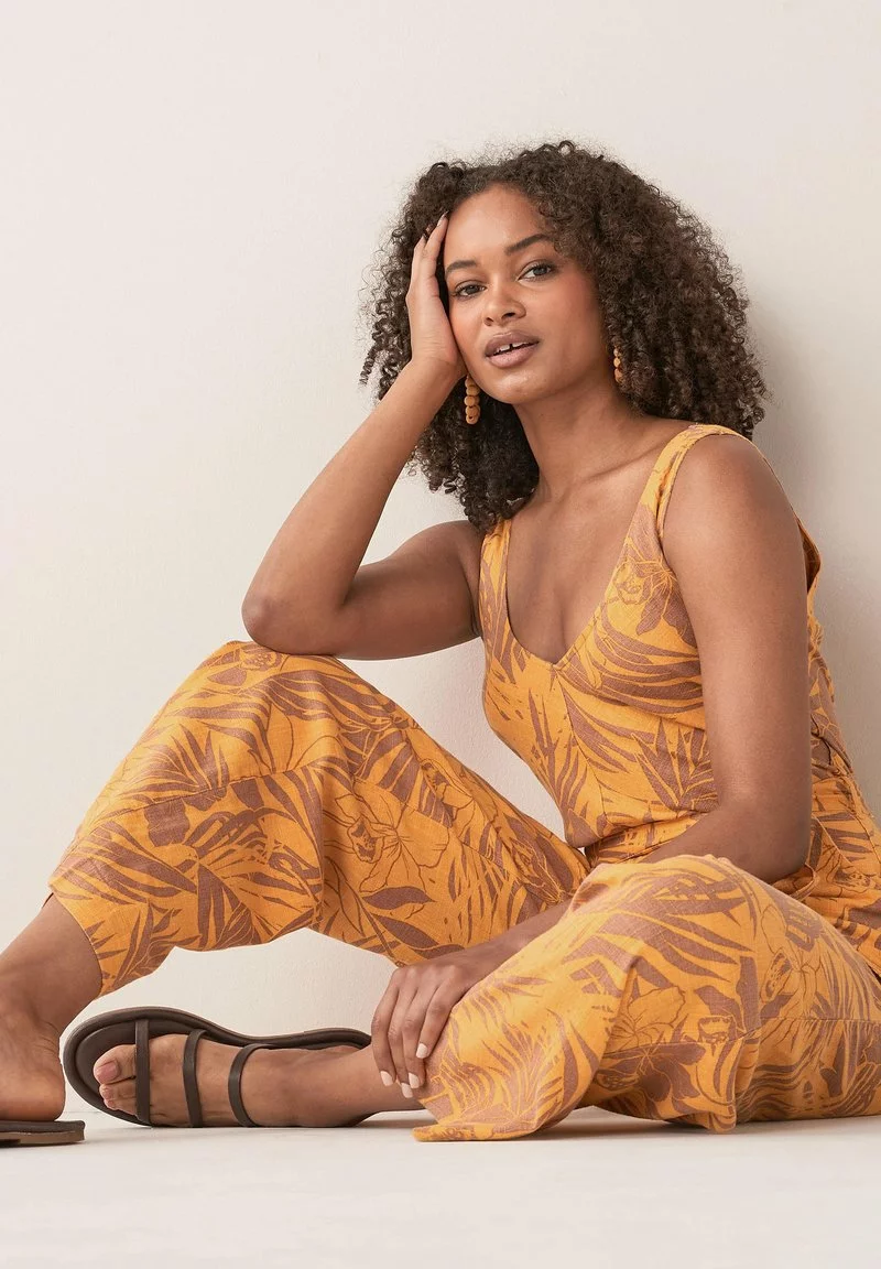 Next Damen Jumpsuit - Ochre 3 Next Damen Jumpsuit - Ochre – Bild 3