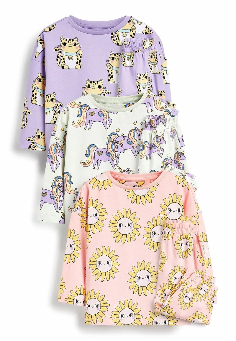 Next Kinder 3 PACK - Nachtwäsche Set - Orange 1 Next Kinder 3 PACK - Nachtwäsche Set - Orange