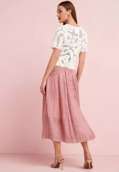 Next Damen GLOSSY - Faltenrock - Light Pink -Next Großes Kaufhaus 7c326ff381994f1e9a6001f5e6a32a17