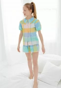 Next BUTTON THROUGH - Pyjama - Multi Check | Kinder