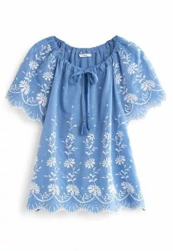 Next Damen KAFTAN - Bluse - Blue/white -Next Großes Kaufhaus 7c768a07c8d940aa8b622f3067ae0381