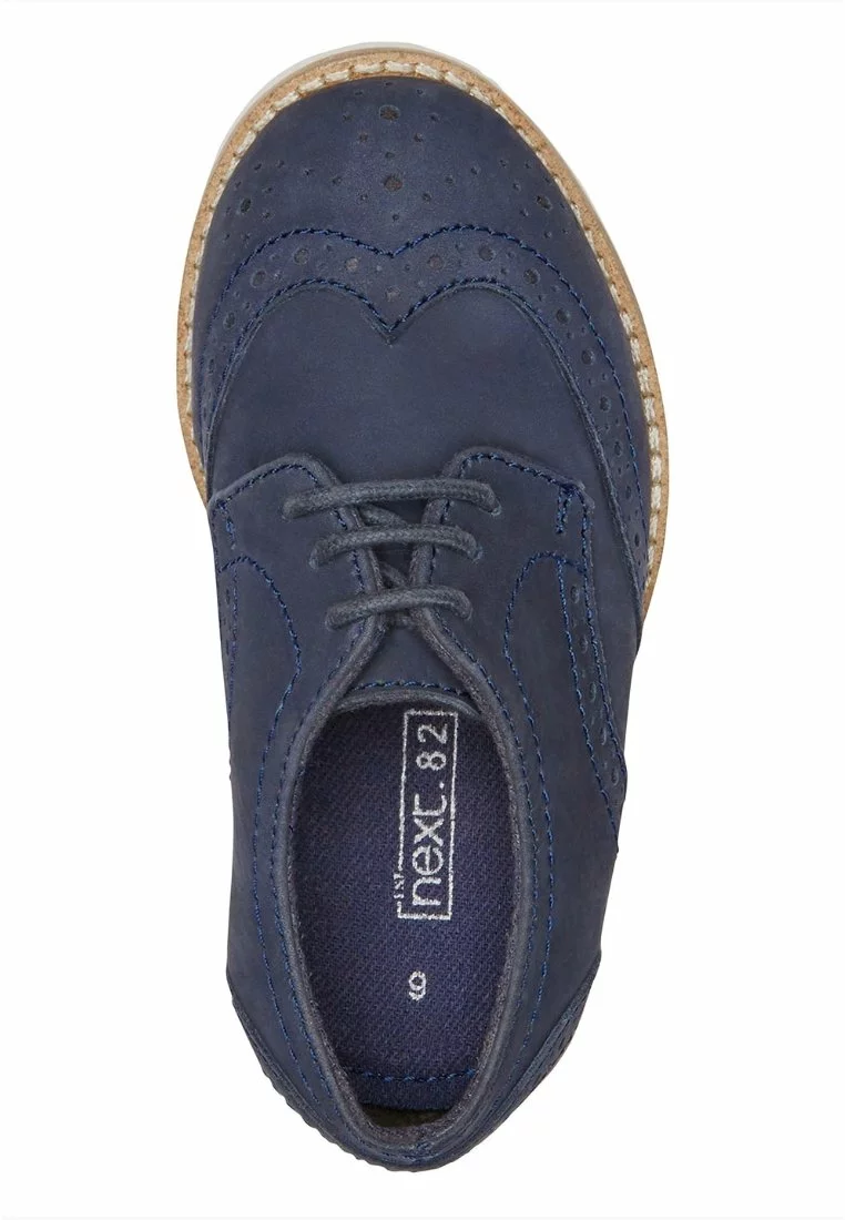 Next Kinder LEATHER BROGUES - Schnürer - Blue 2 Next Kinder LEATHER BROGUES - Schnürer - Blue – Bild 2