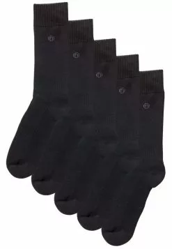 Next Herren BLACK PLAIN COMFORT SOCKS FIVE PACK - Socken - Black