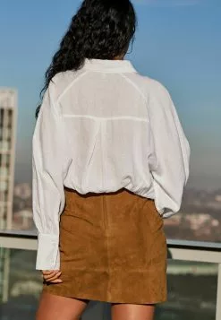 Next Damen Hemdbluse - White