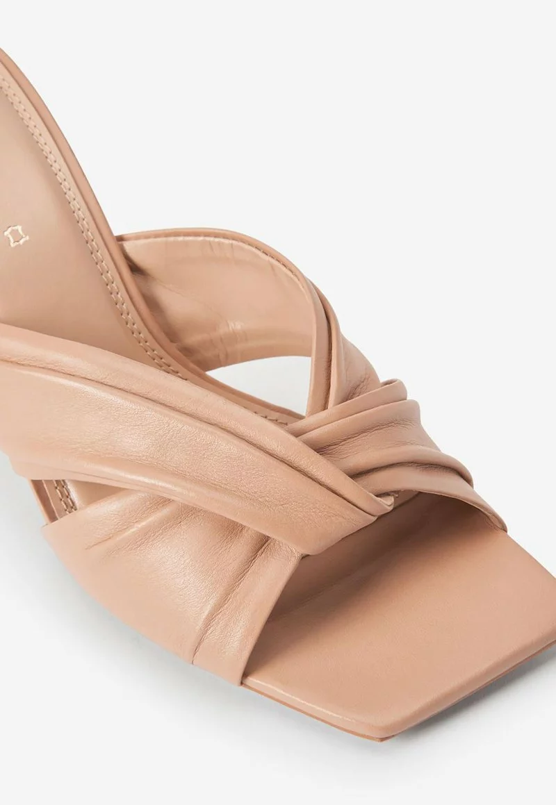 Next Damen Pantolette Hoch - Camel 4 Next Damen Pantolette Hoch - Camel – Bild 4