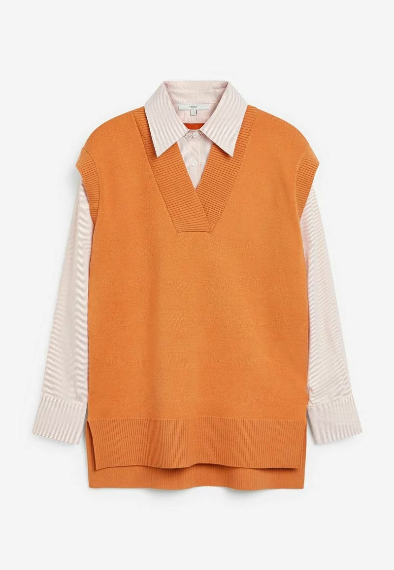 Next Damen DEEP VEE LAYER - Strickpullover - Yellow 5 Next Damen DEEP VEE LAYER - Strickpullover - Yellow – Bild 5