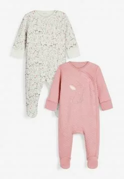 Next Kinder 2 PACK QUILTED - Strampler - Pink