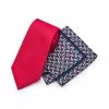 Next Herren Einstecktuch - Red Geometric