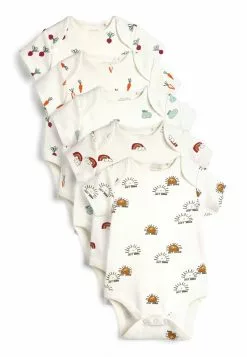 Next Unisex 5 PACK SHORT SLEEVE - Body - White