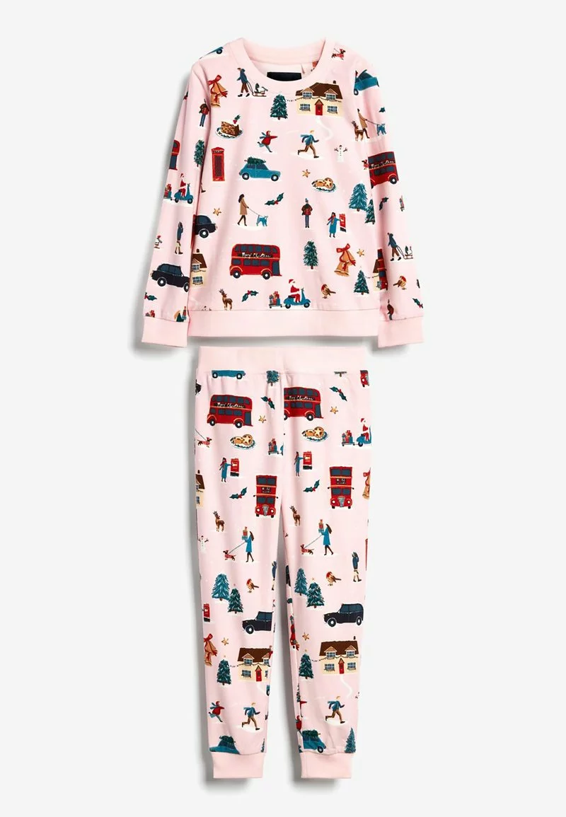 Next Kinder CHRISTMAS MATCHING FAMILY - Nachtwäsche Set - Pink 1 Next Kinder CHRISTMAS MATCHING FAMILY - Nachtwäsche Set - Pink