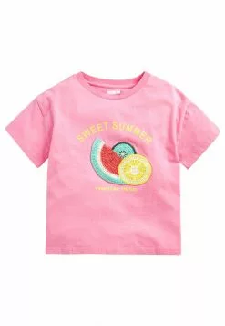 Next CROCHET FRUIT - T-Shirt Print - Pink | Kinder