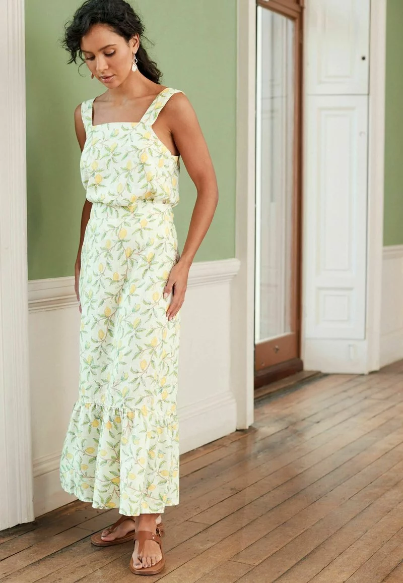 Next Damen Bluse - Morris Co White Lemon Print 1 Next Damen Bluse - Morris Co White Lemon Print