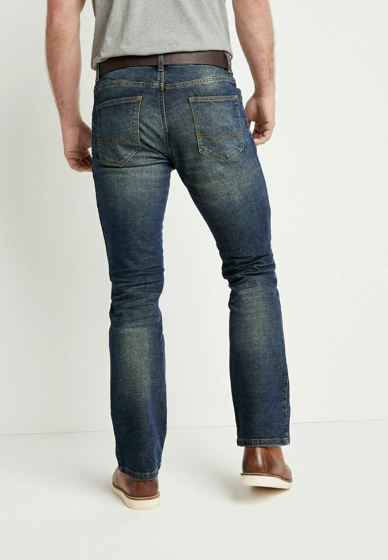 Next Herren BELTED WITH STRETCH - Jeans Straight Leg - Dark Green 2 Next Herren BELTED WITH STRETCH - Jeans Straight Leg - Dark Green – Bild 2