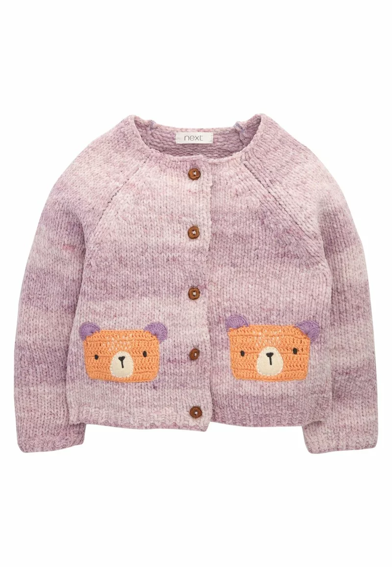 Next Kinder CHENILLE - Strickjacke - Lilac 4 Next Kinder CHENILLE - Strickjacke - Lilac – Bild 4