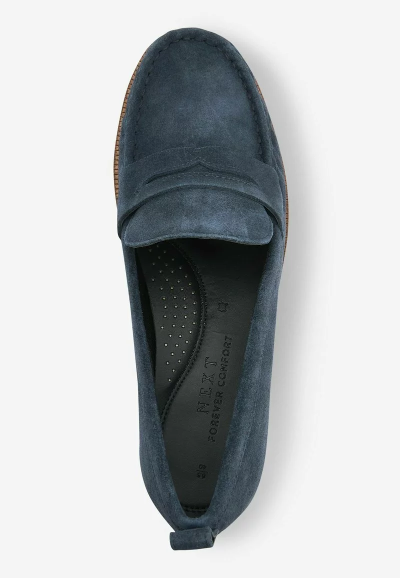 Next Damen MOCCASIN - Slipper - Navy Blue Suede 3 Next Damen MOCCASIN - Slipper - Navy Blue Suede – Bild 3
