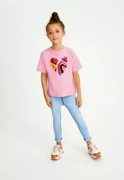 Next Kinder T-Shirt Print - Pink