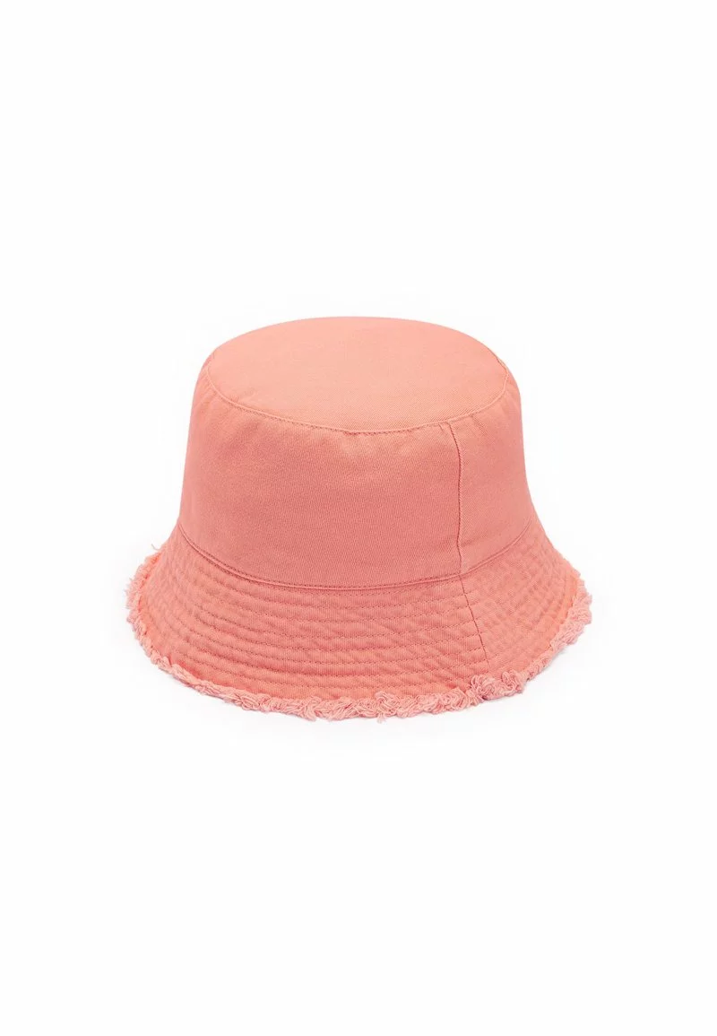 Next Damen FRAYED EDGE BUCKET - Hut - Coral Pink 1 Next Damen FRAYED EDGE BUCKET - Hut - Coral Pink