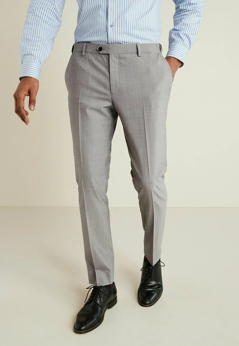 Next Herren BLEND MOTION FLEX - Stoffhose - Grey 1 Next Herren BLEND MOTION FLEX - Stoffhose - Grey