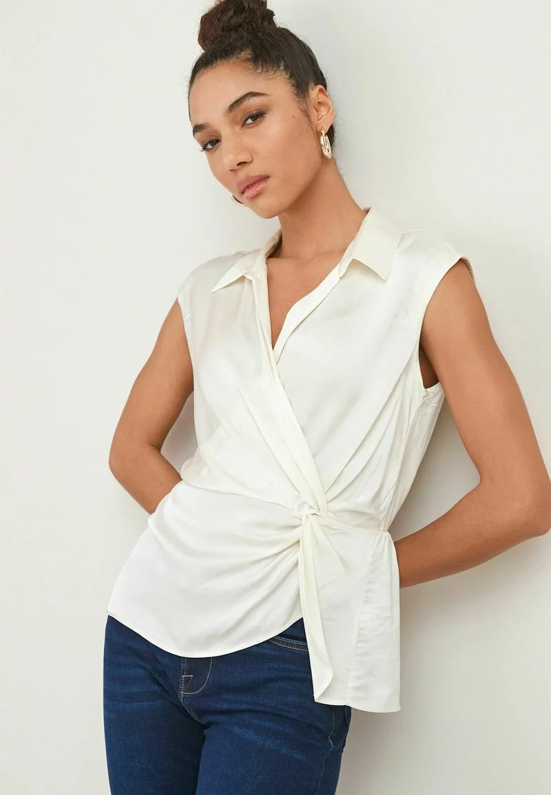 Next Damen LONG SLEEVE - Bluse - Off White 1 Next Damen LONG SLEEVE - Bluse - Off White