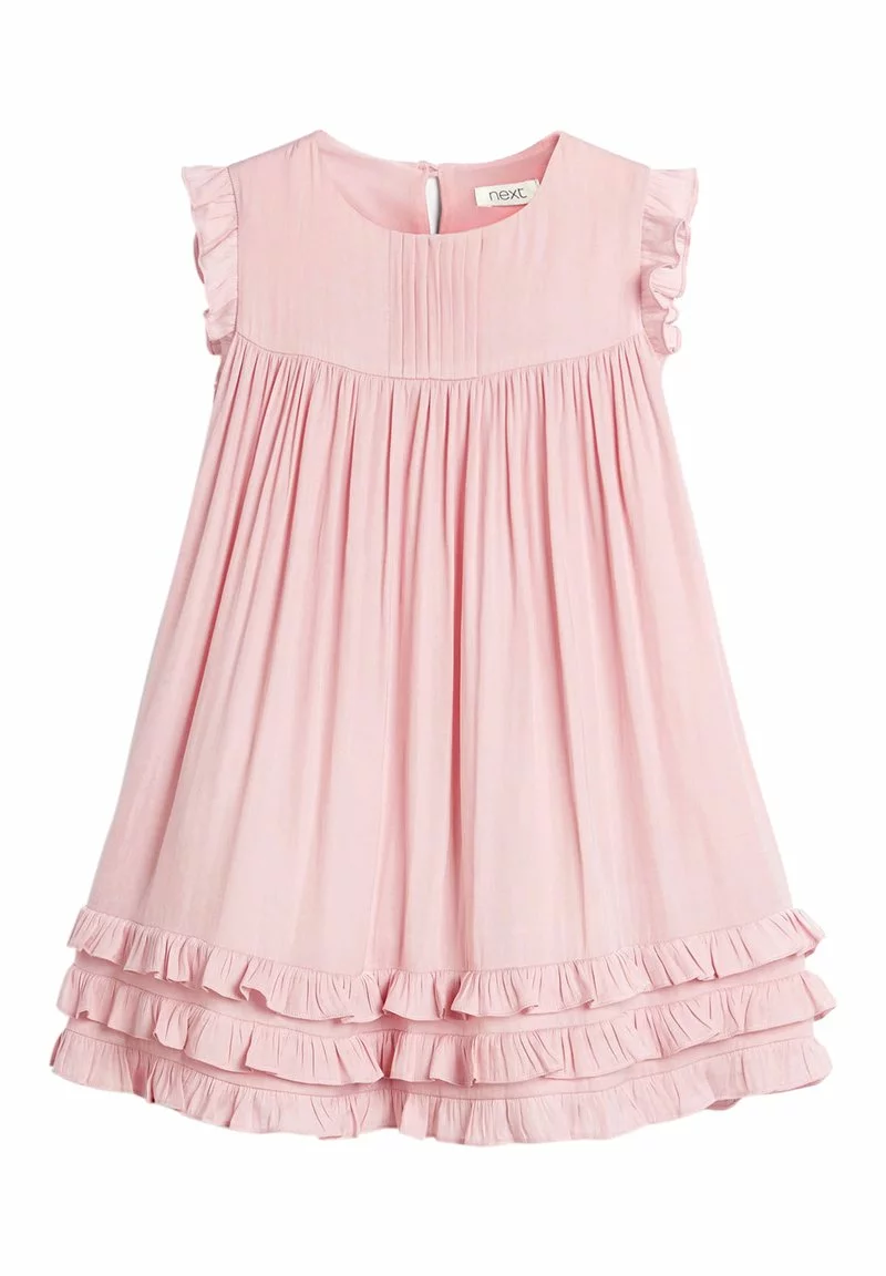 Next Kinder RUFFLE - Freizeitkleid - Light Pink 1 Next Kinder RUFFLE - Freizeitkleid - Light Pink