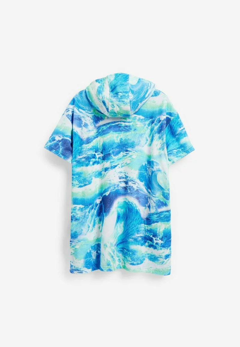 Next Damen TOWELLING PONCHO - Cape - Aqua Blue 2 Next Damen TOWELLING PONCHO - Cape - Aqua Blue – Bild 2