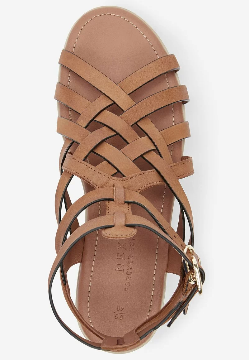 Next Damen Keilsandalette - Tan 4 Next Damen Keilsandalette - Tan – Bild 4