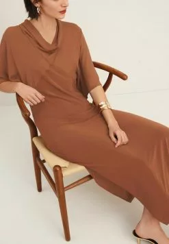 Next Damen COWL NECK - Freizeitkleid - Brown -Next Großes Kaufhaus 85333f8d05e54ad9893ad51988c2a5fd