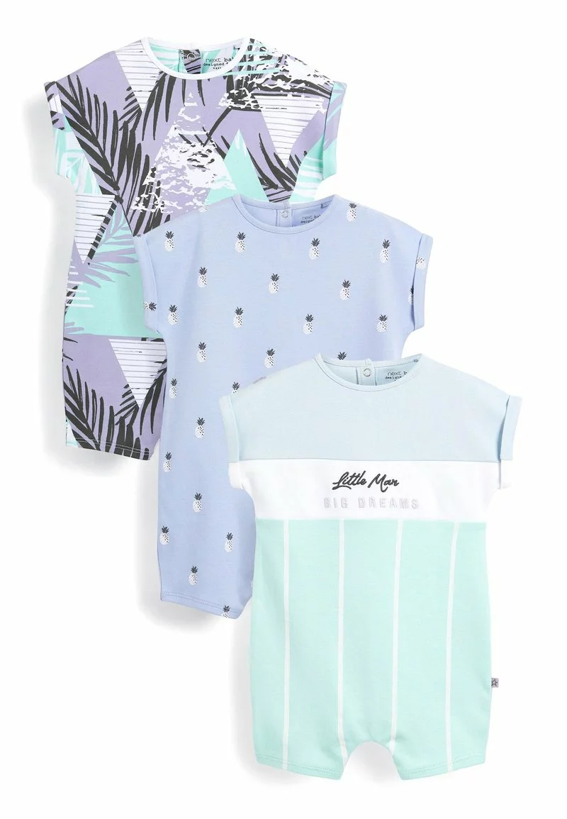 Next Kinder 3 PACK - Jumpsuit - Pastel Blue Baby 2 Next Kinder 3 PACK - Jumpsuit - Pastel Blue Baby – Bild 2