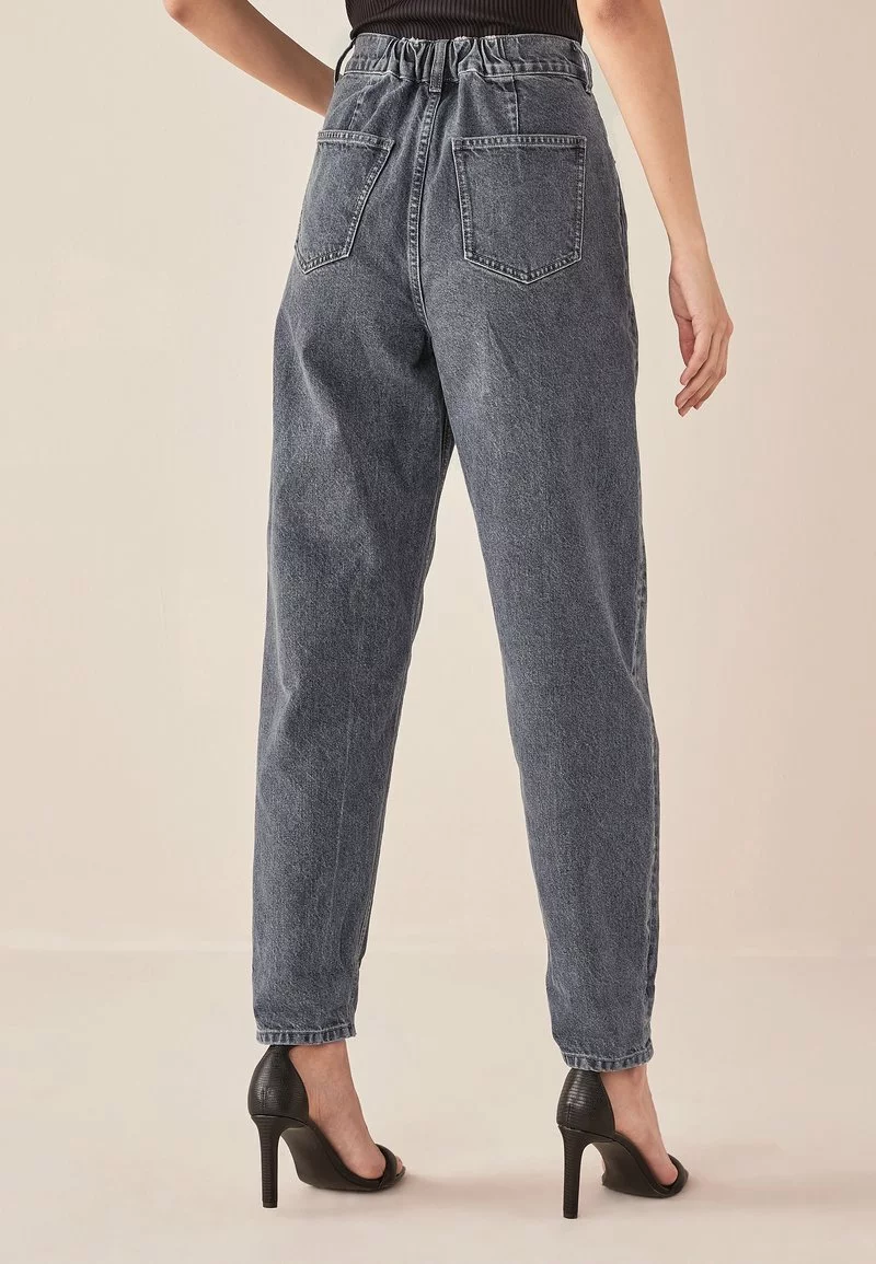 Next Damen Jeans Tapered Fit - Grey 2 Next Damen Jeans Tapered Fit - Grey – Bild 2