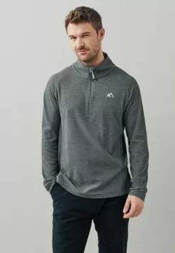 Next Herren DURATREK LIGHTWEIGHT ZIP NECK - Windbreaker - Black