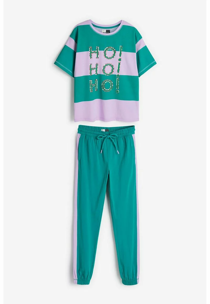 Next Damen SHORT SLEEVE - Nachtwäsche Set - Green 1 Next Damen SHORT SLEEVE - Nachtwäsche Set - Green