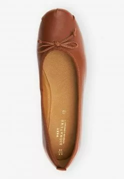 Next Damen Klassischer Ballerina - Brown -Next Großes Kaufhaus 86f62936438148a997733d048389d592