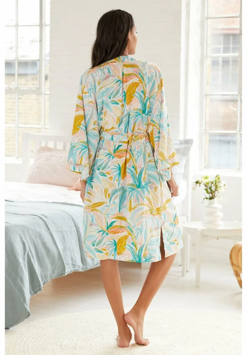 Next Damen Bademantel - Blue Hawaiian Floral 2 Next Damen Bademantel - Blue Hawaiian Floral – Bild 2