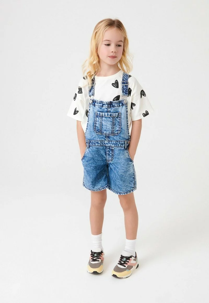 Next Kinder SET - Latzhose - Blue Denim 1 Next Kinder SET - Latzhose - Blue Denim