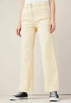 Next Damen Stoffhose - Cream