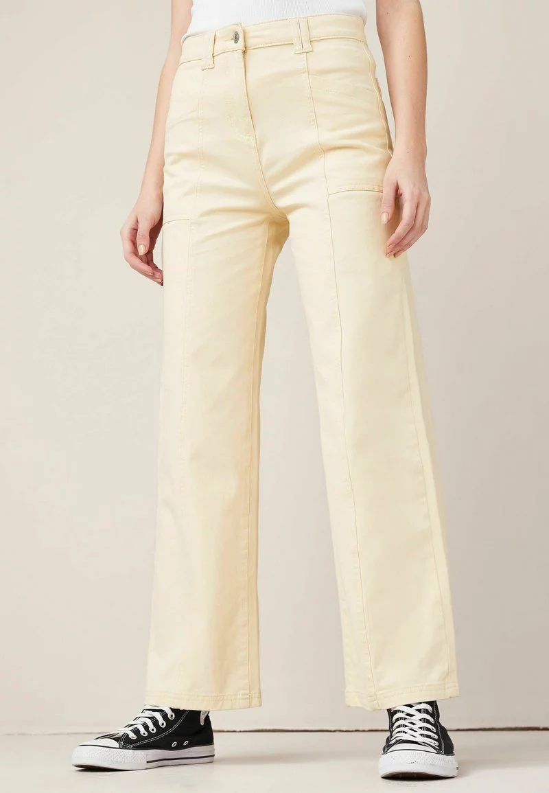 Next Damen Stoffhose - Cream 1 Next Damen Stoffhose - Cream