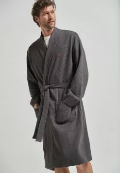 Next Herren Bademantel - Mottled Grey