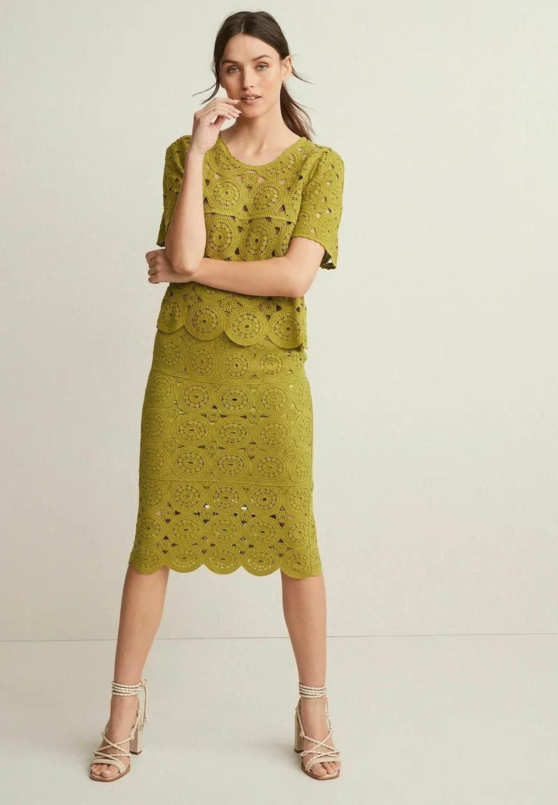 Next Damen Bluse - Olive Green 2 Next Damen Bluse - Olive Green – Bild 2