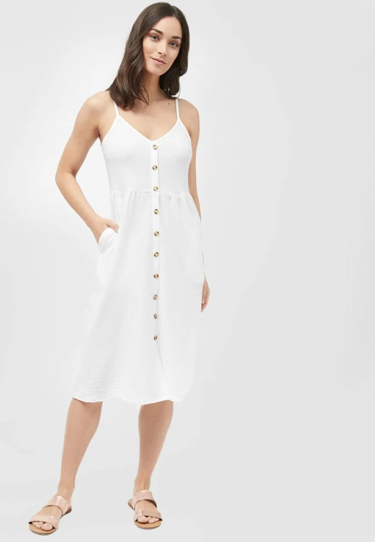 Next STRAPPY DRESS - Strandaccessoire - White | Damen 2 Next STRAPPY DRESS - Strandaccessoire - White | Damen – Bild 2