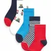 Next Kinder 5 PACK - Socken - Red White Navy London